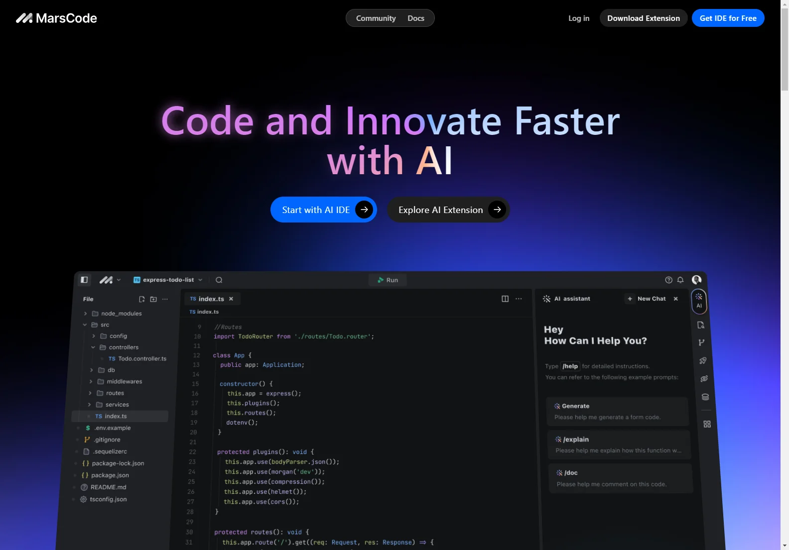 MarsCode: AI-Powered IDE for Faster, Smarter Code Development