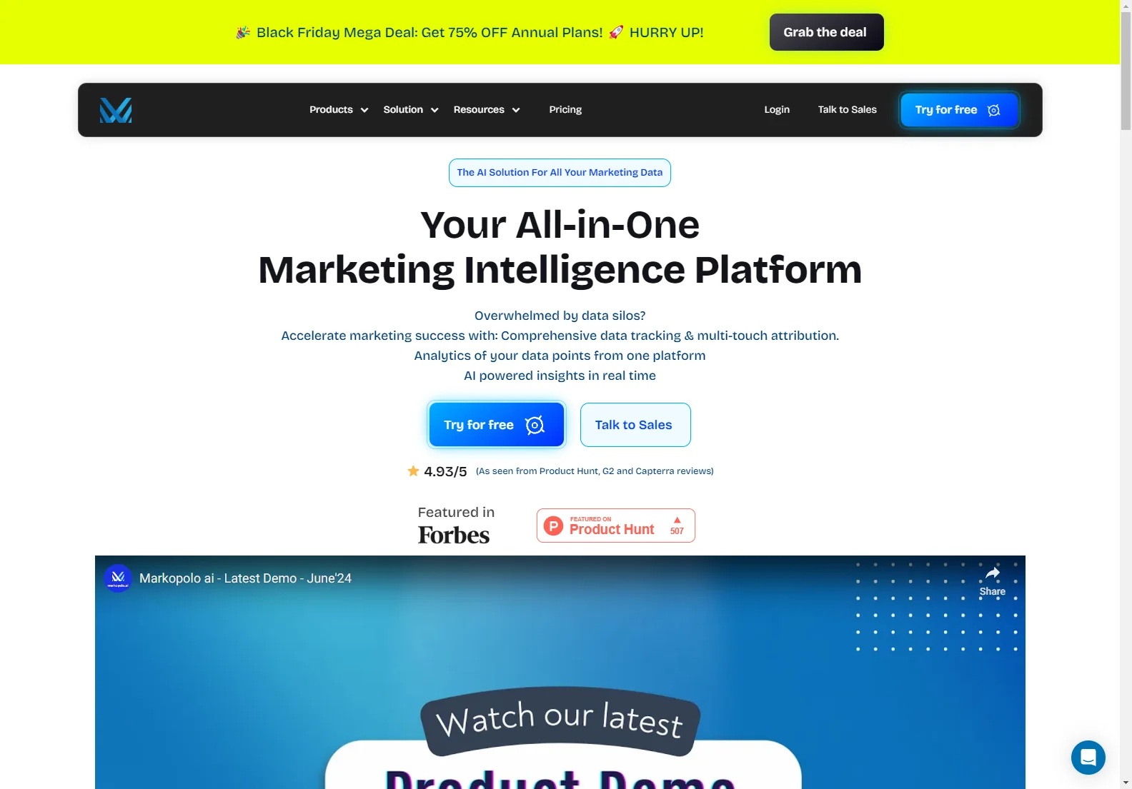 Markopolo.ai: AI-Powered Marketing Intelligence Platform for eCommerce Growth