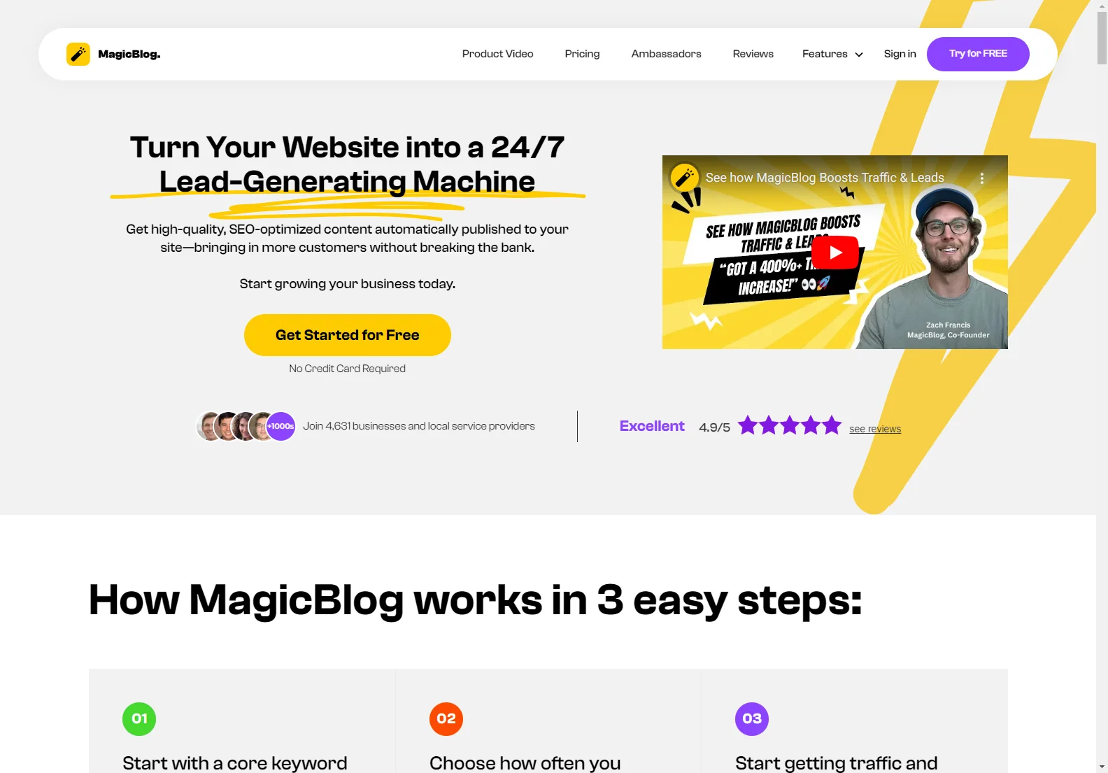 MagicBlog: AI-Powered SEO AutoBlogger for Increased Website Traffic and Sales