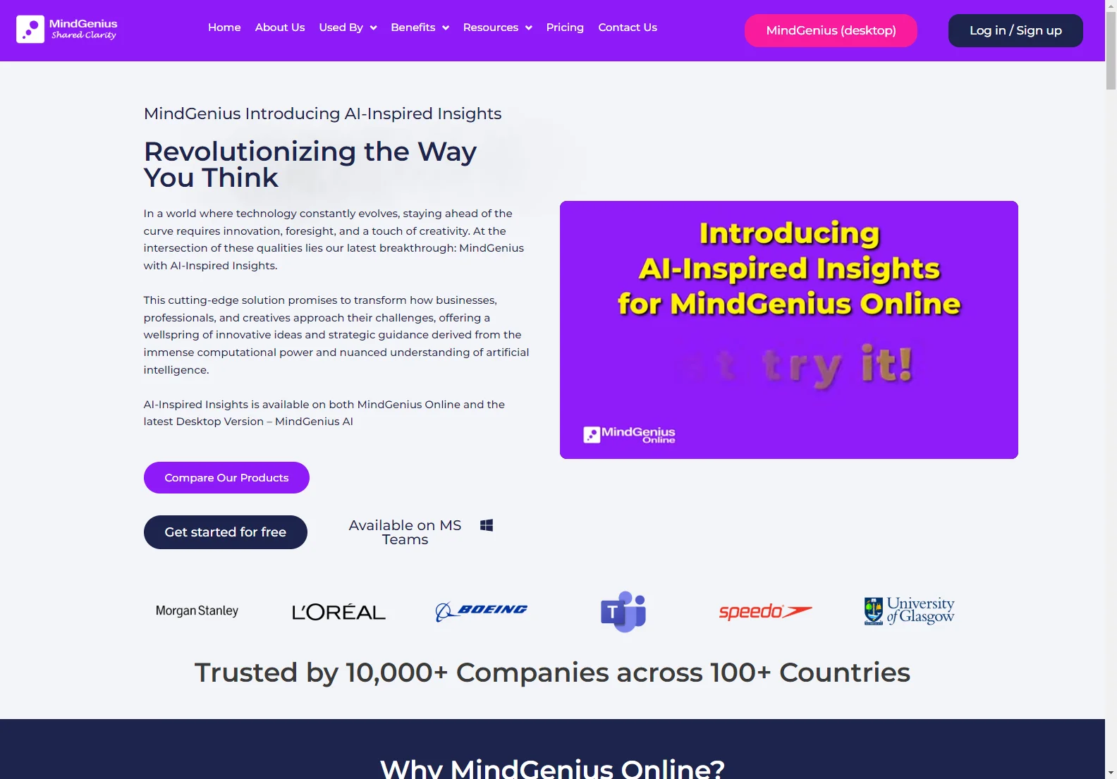 MindGenius AI Insights: Boost Brainstorming, Strategic Planning, and Decision-Making with AI