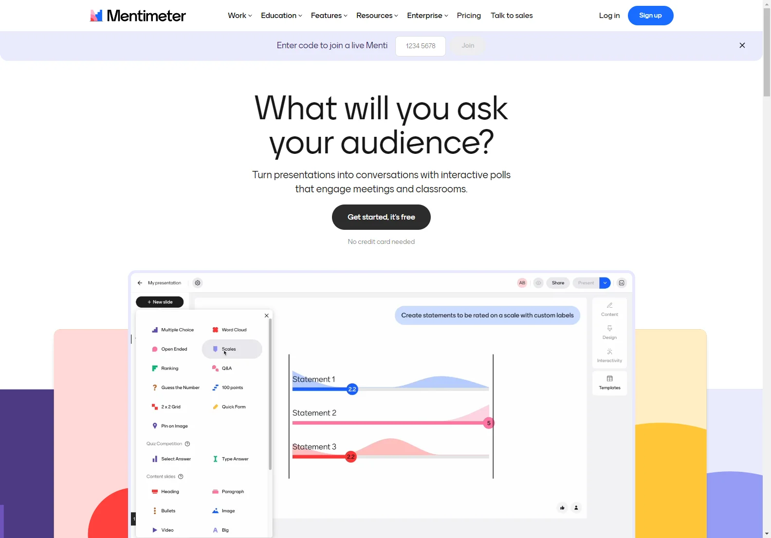 Mentimeter: Interactive Presentation Software for Engaging Audiences