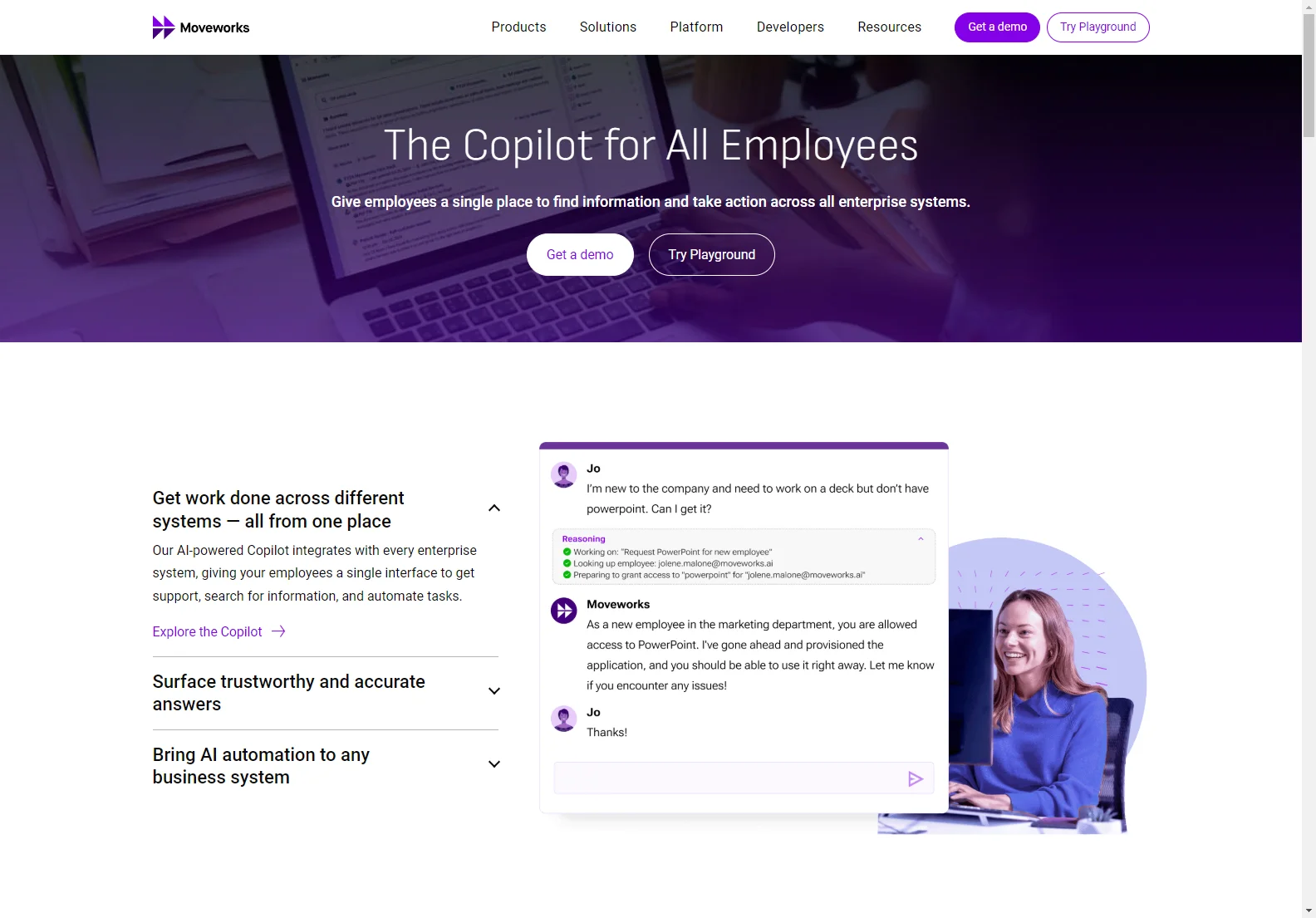 Moveworks: The AI Copilot for Streamlined Employee Workflows