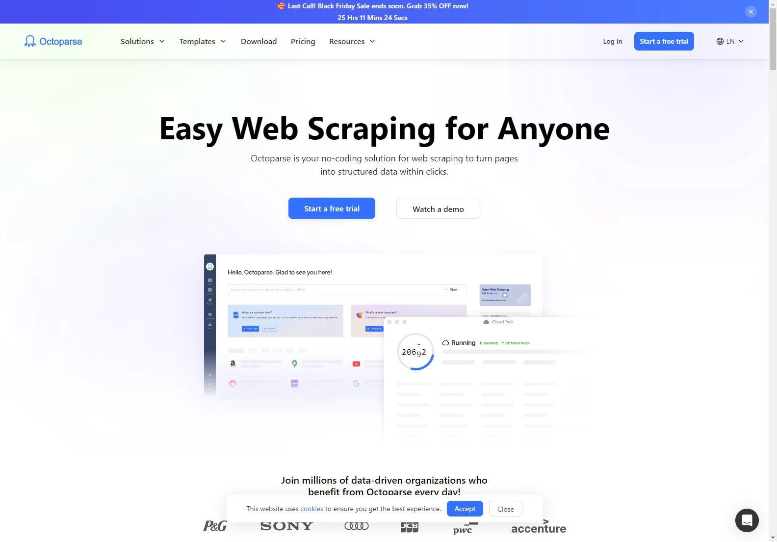 Octoparse: AI-Powered Web Scraping for Everyone