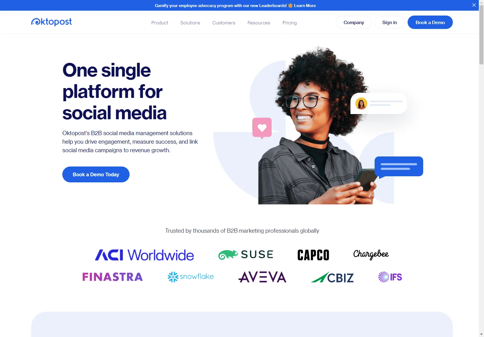 Oktopost: B2B Social Media Management Platform for Increased Engagement and Revenue