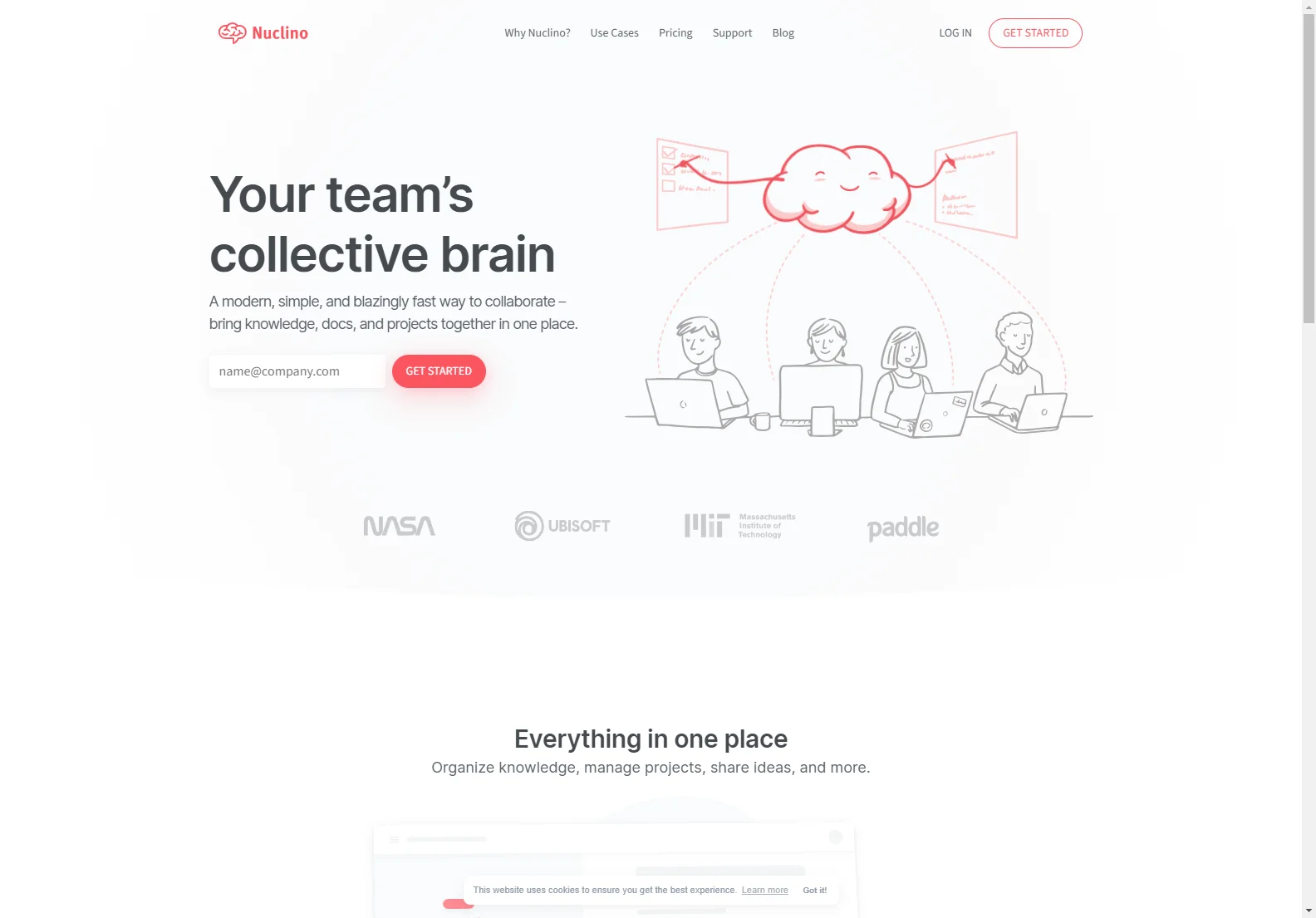 Nuclino: Your Team's Collective Brain - Simple & Fast Collaboration