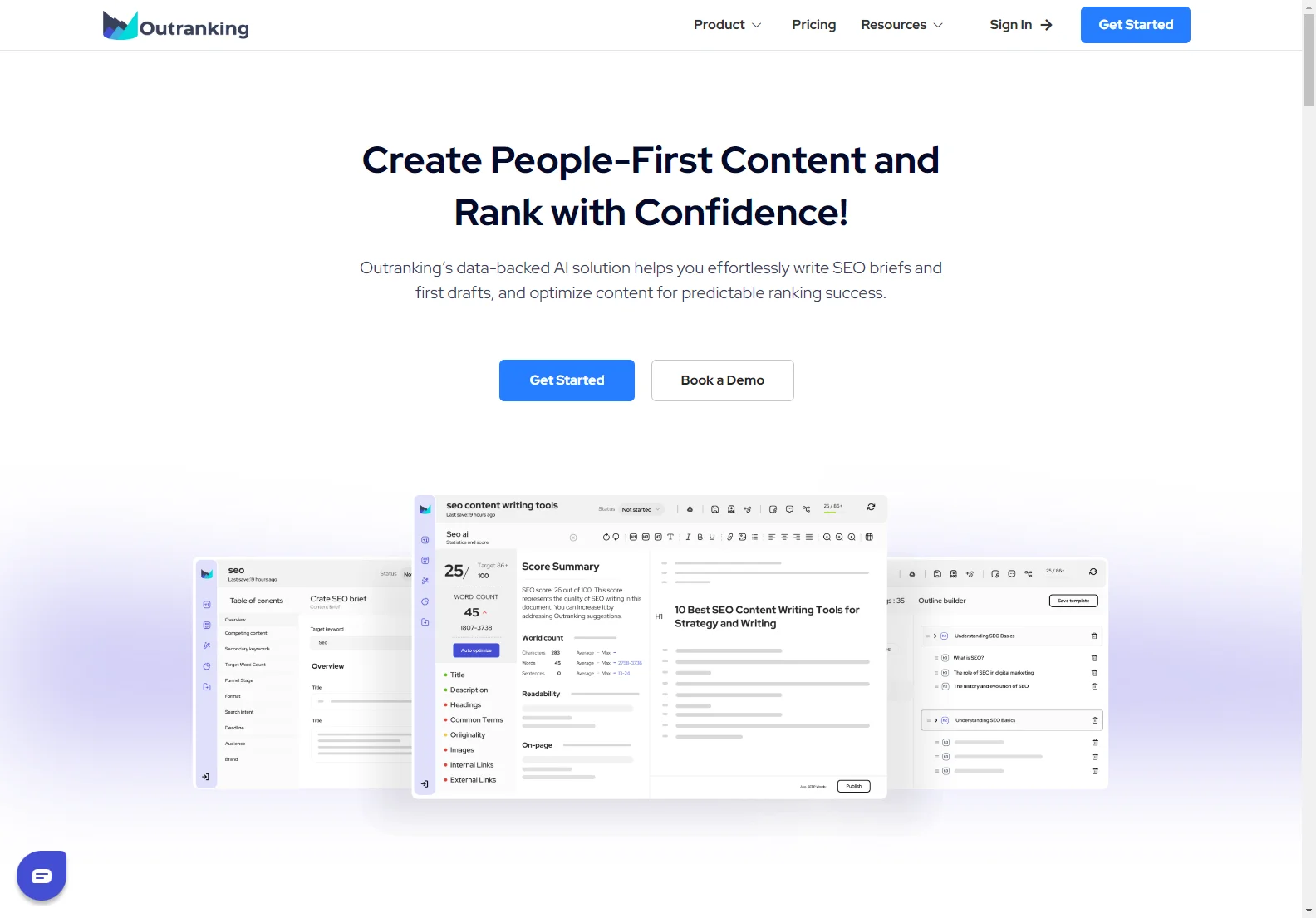 Outranking: AI-Powered SEO Content Writing & Optimization for Higher Rankings