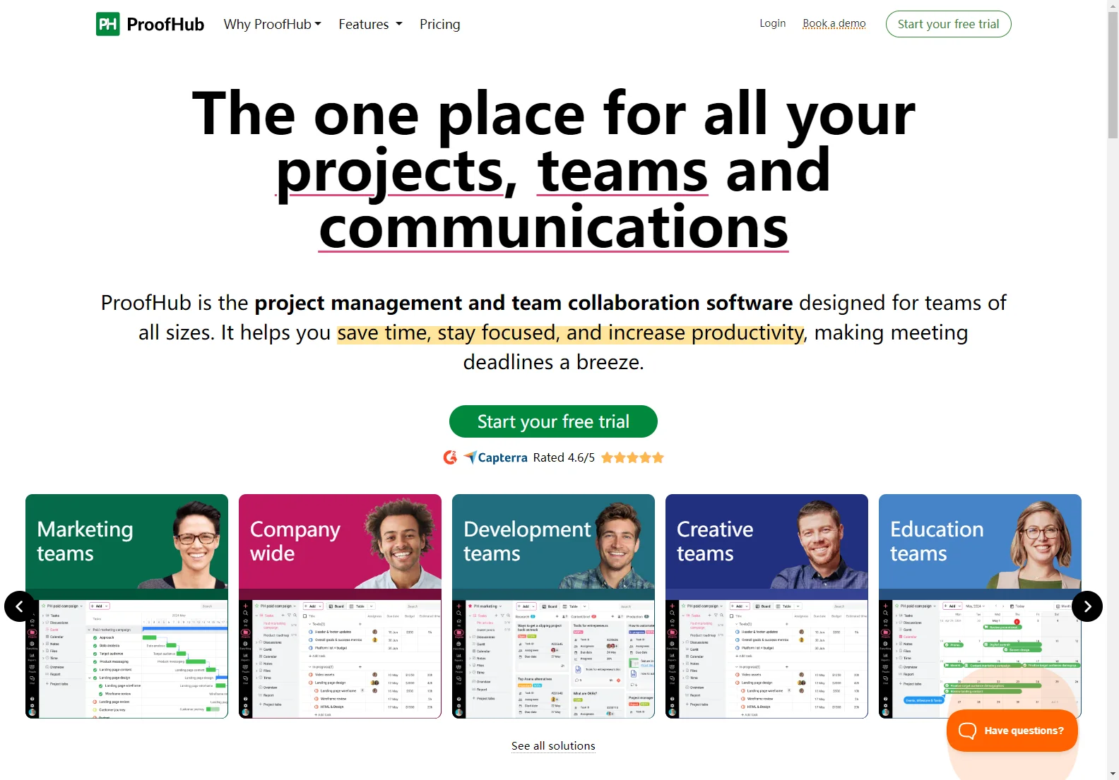 ProofHub: Project Management Software for Enhanced Team Collaboration