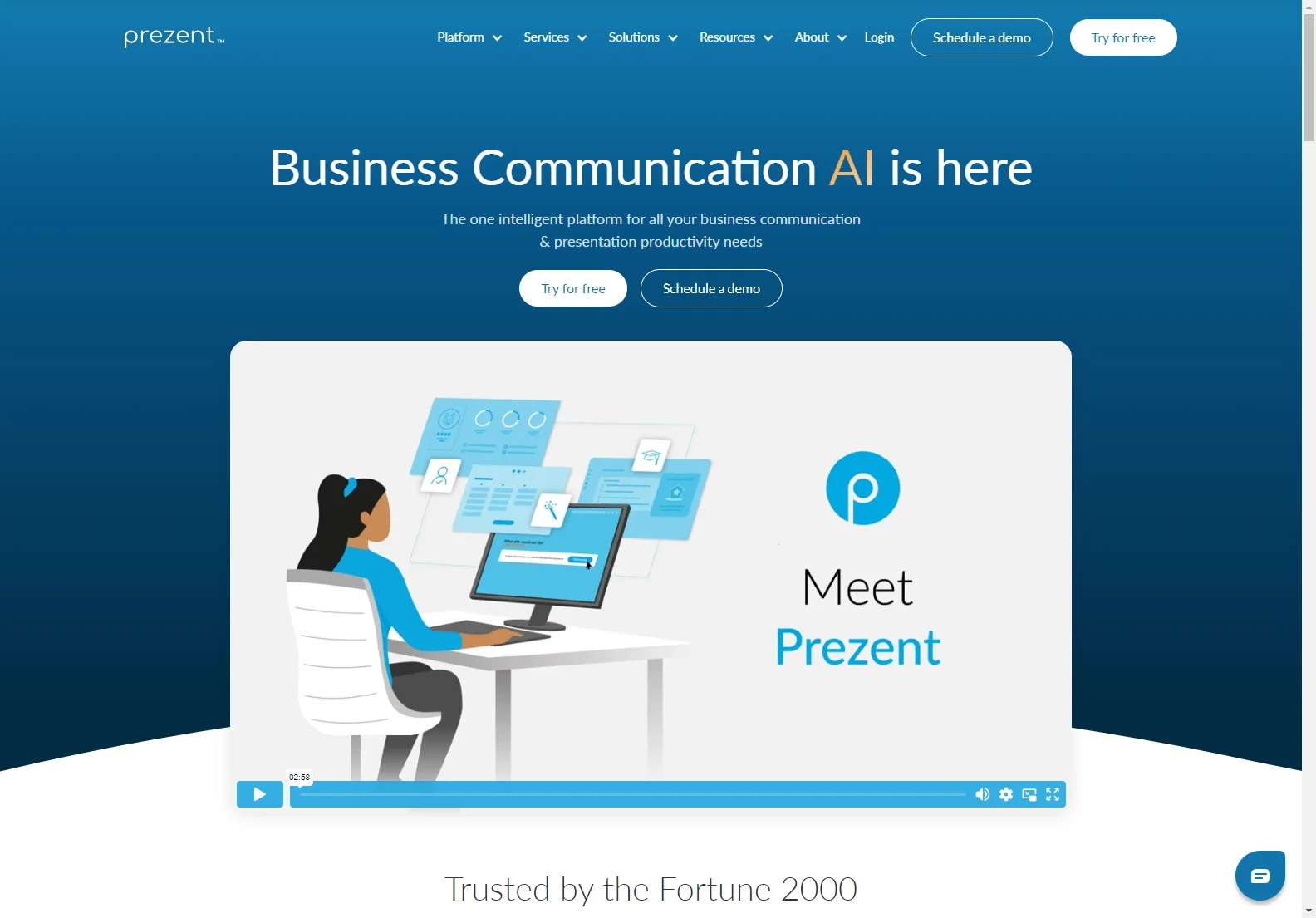 Prezent: AI-Powered Business Communication & Presentation Platform