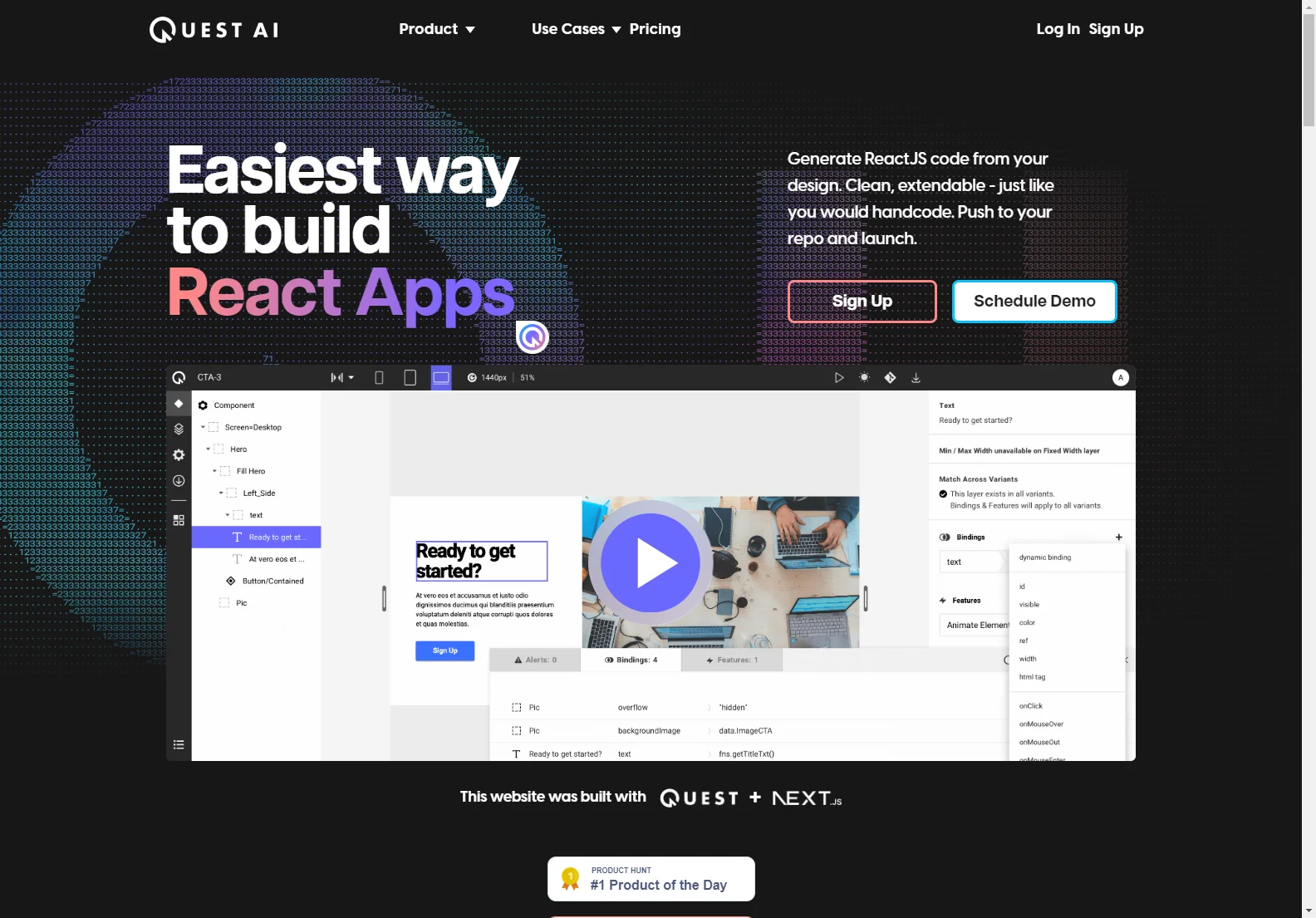 Quest: AI-Powered React App Builder - Generate Code from Figma Designs