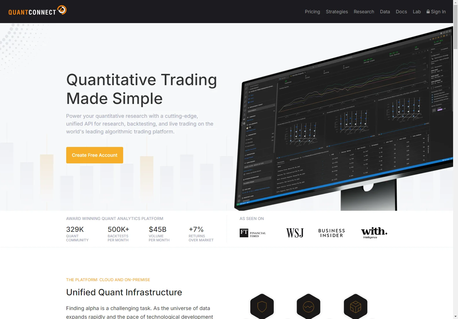 QuantConnect: Open-Source Algorithmic Trading Platform for Quant Research and Live Trading