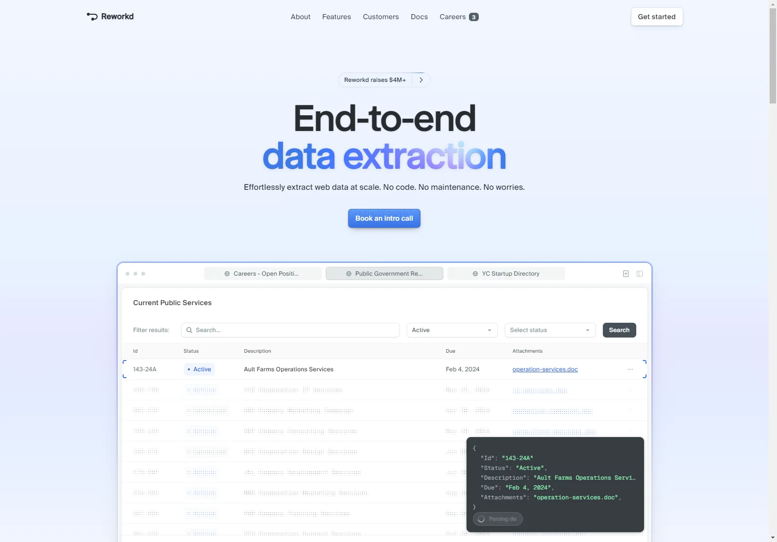 Reworkd: AI-Powered Web Data Extraction at Scale