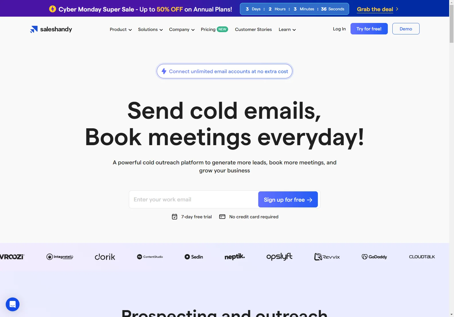 Saleshandy: Automate Cold Outreach & Book More Meetings