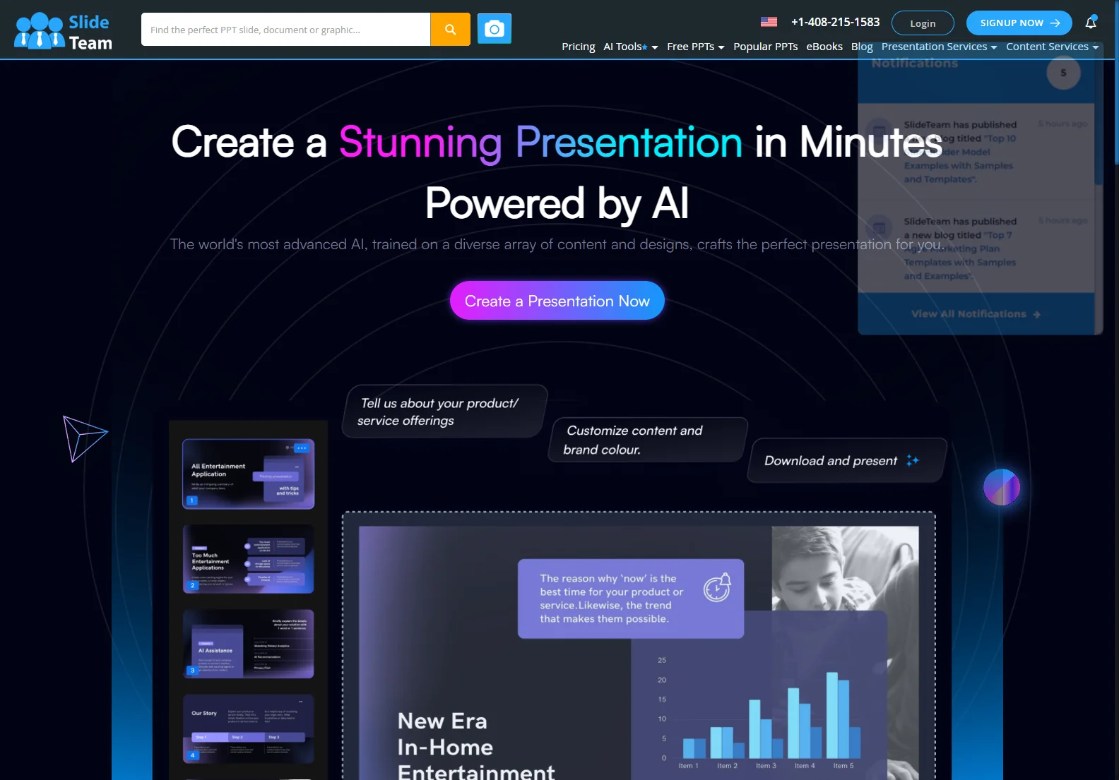 Free Online AI Presentation Maker: Generate Presentations in Seconds