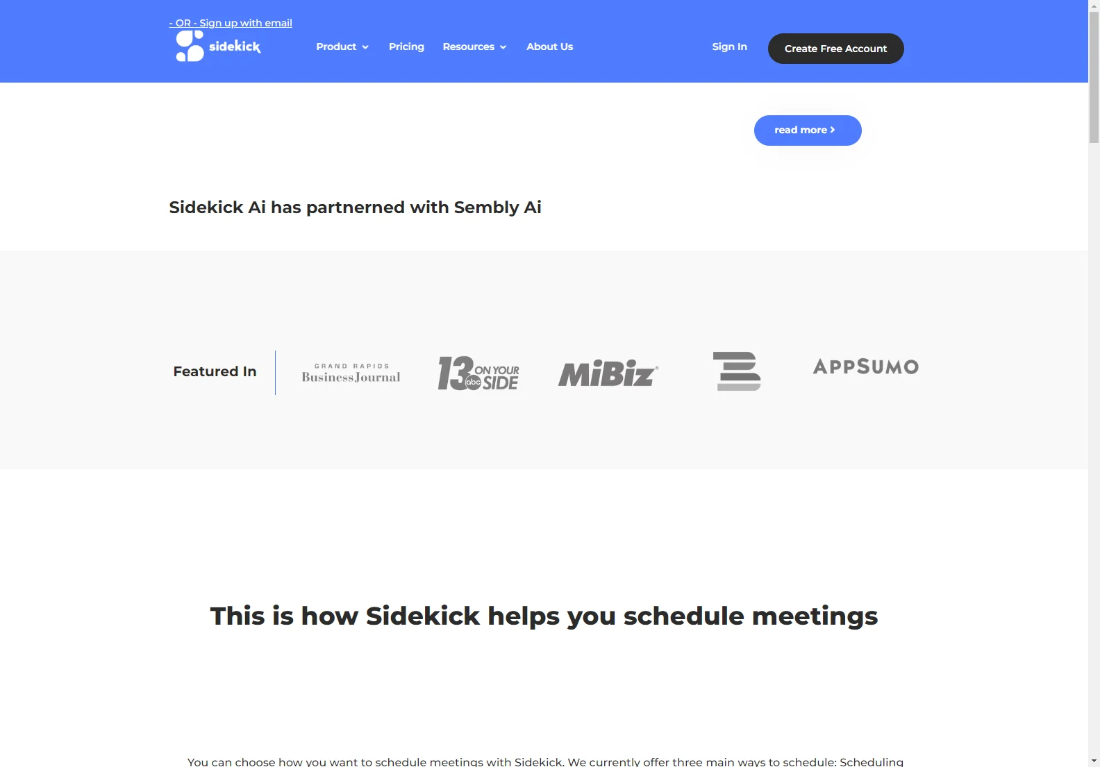 Sidekick AI: Streamline Meeting Scheduling with AI