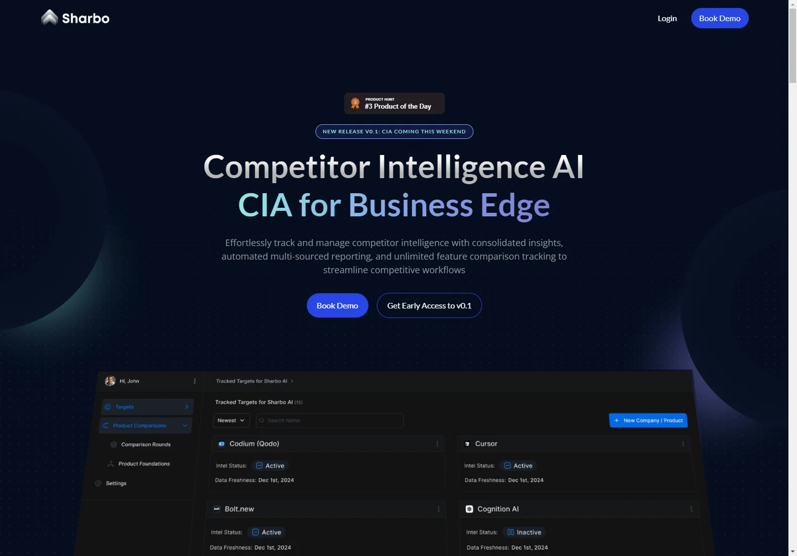 Sharbo: AI-Powered Competitor Intelligence for Effortless Competitive Advantage