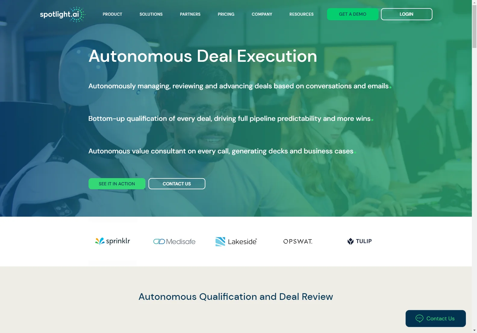 Spotlight.ai: Autonomous Deal Execution for Increased Sales Wins