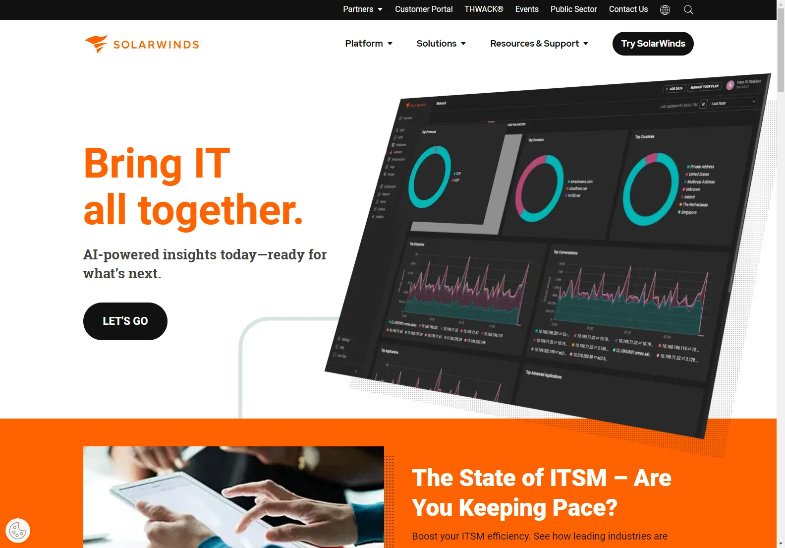 SolarWinds: AI-Powered IT Management for Enhanced Efficiency and Seamless Operations