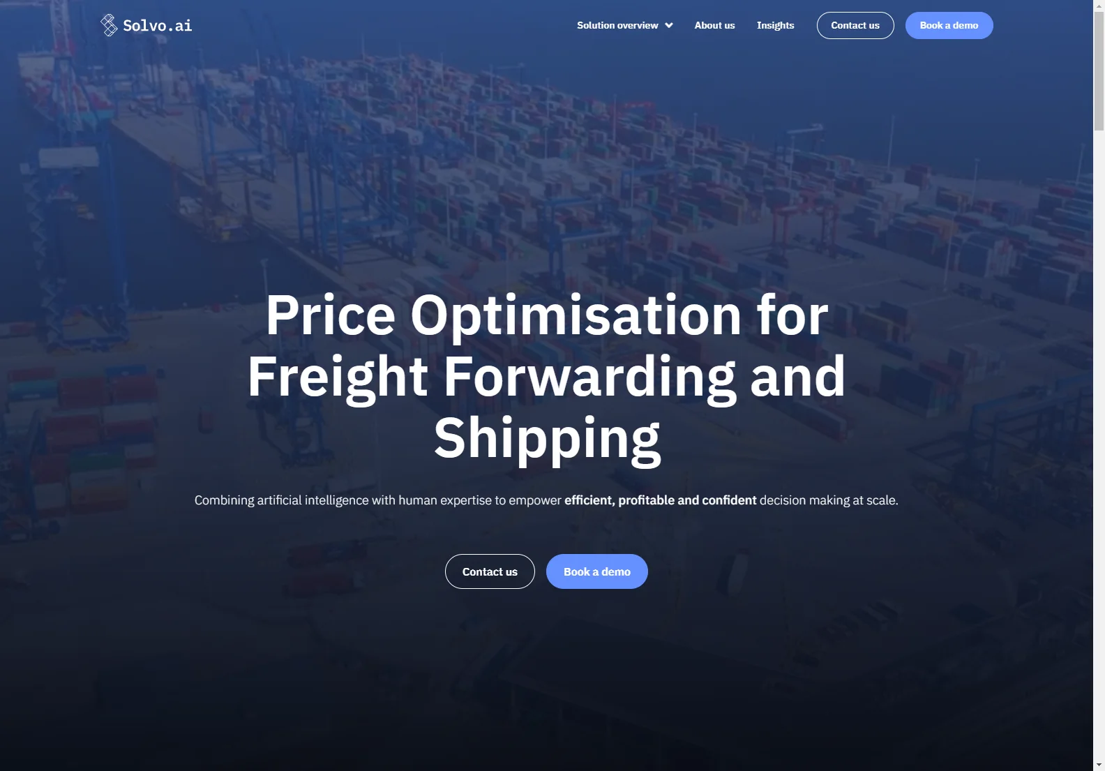 Solvo.ai: AI-Powered Price Optimization for Freight Forwarding