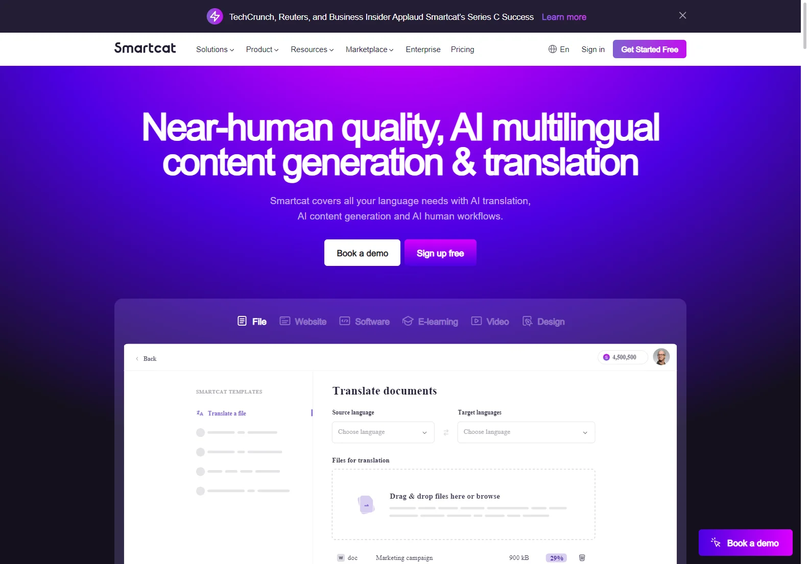 Smartcat: AI-Powered Translation Platform for Global Communication