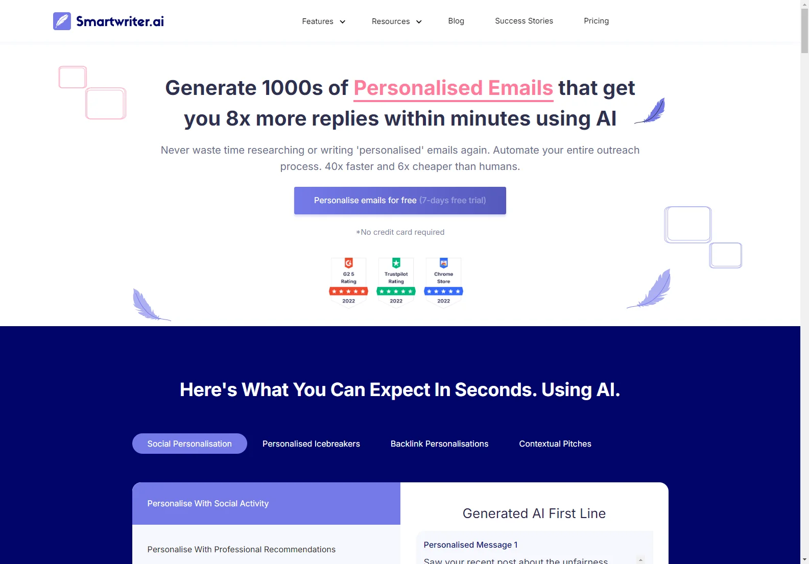 SmartWriter: AI-Powered Personalized Cold Emails for Increased Reply Rates