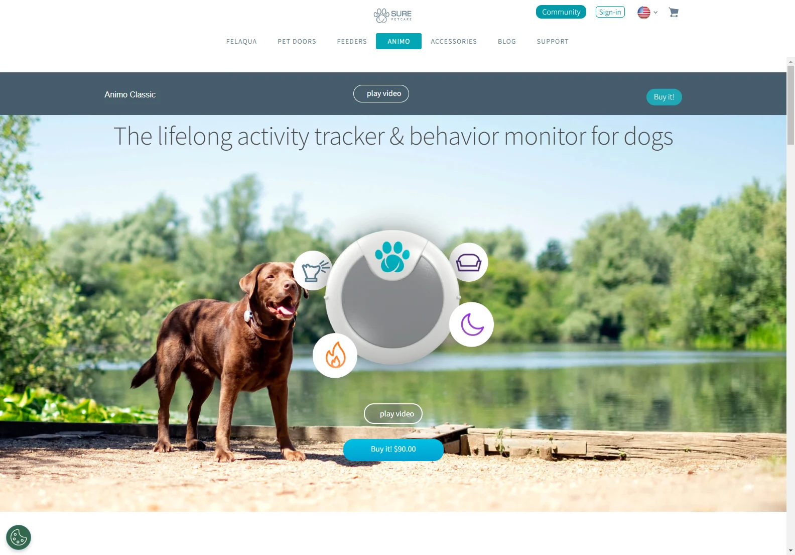 Animo: AI-Powered Dog Activity & Behavior Monitor for a Healthier Pet