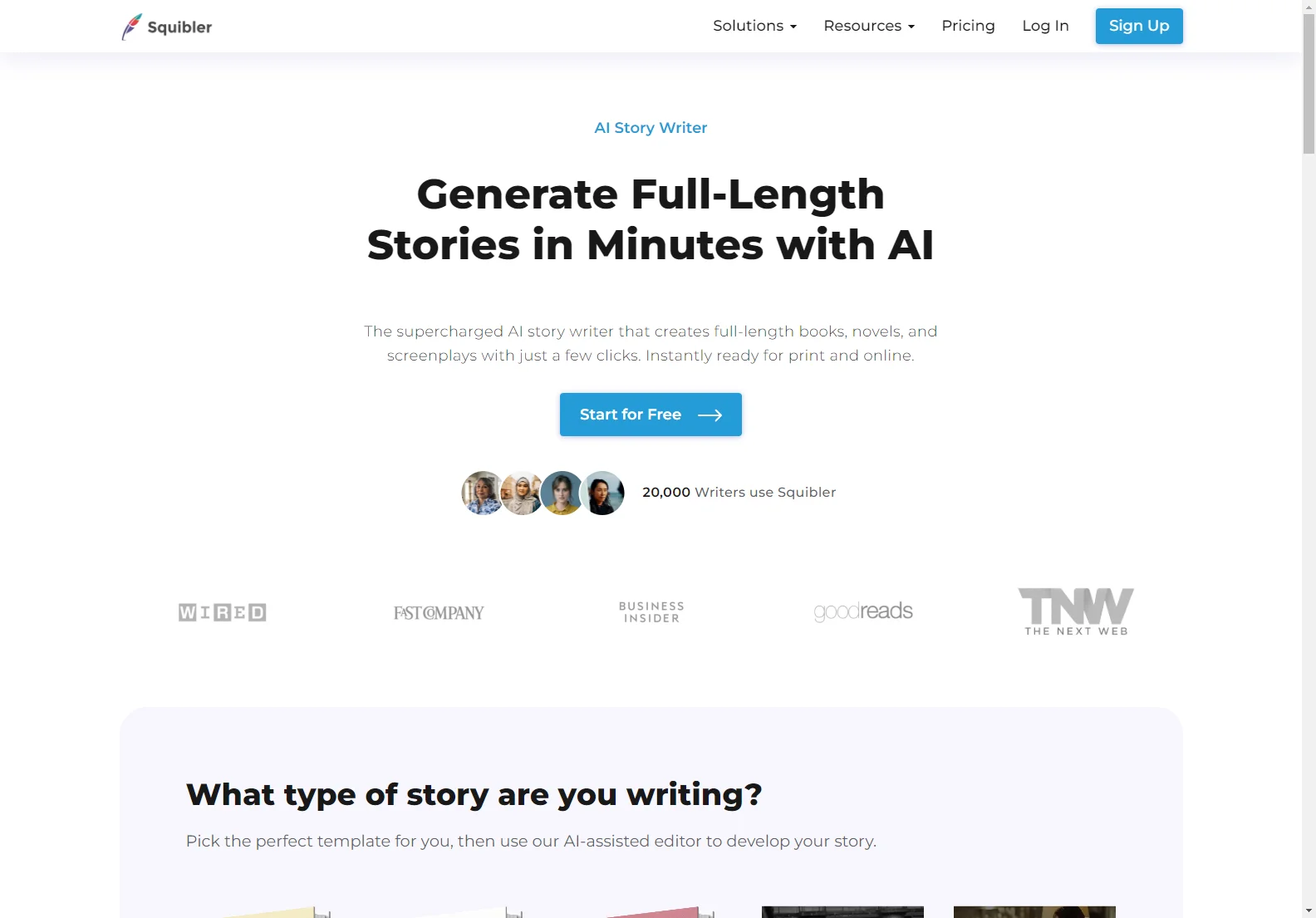 Squibler: The Ultimate AI Story Writer for Books, Novels, and Screenplays