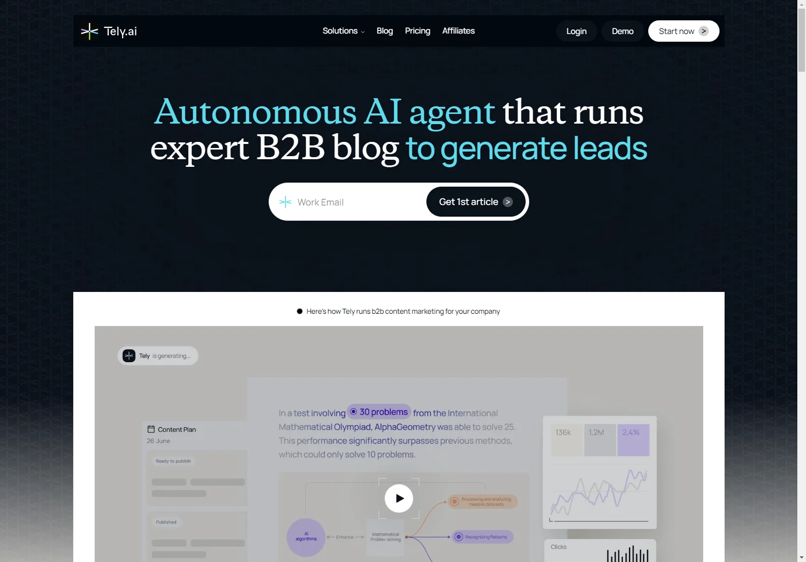 Tely AI: Autonomous AI for Expert B2B Content Marketing