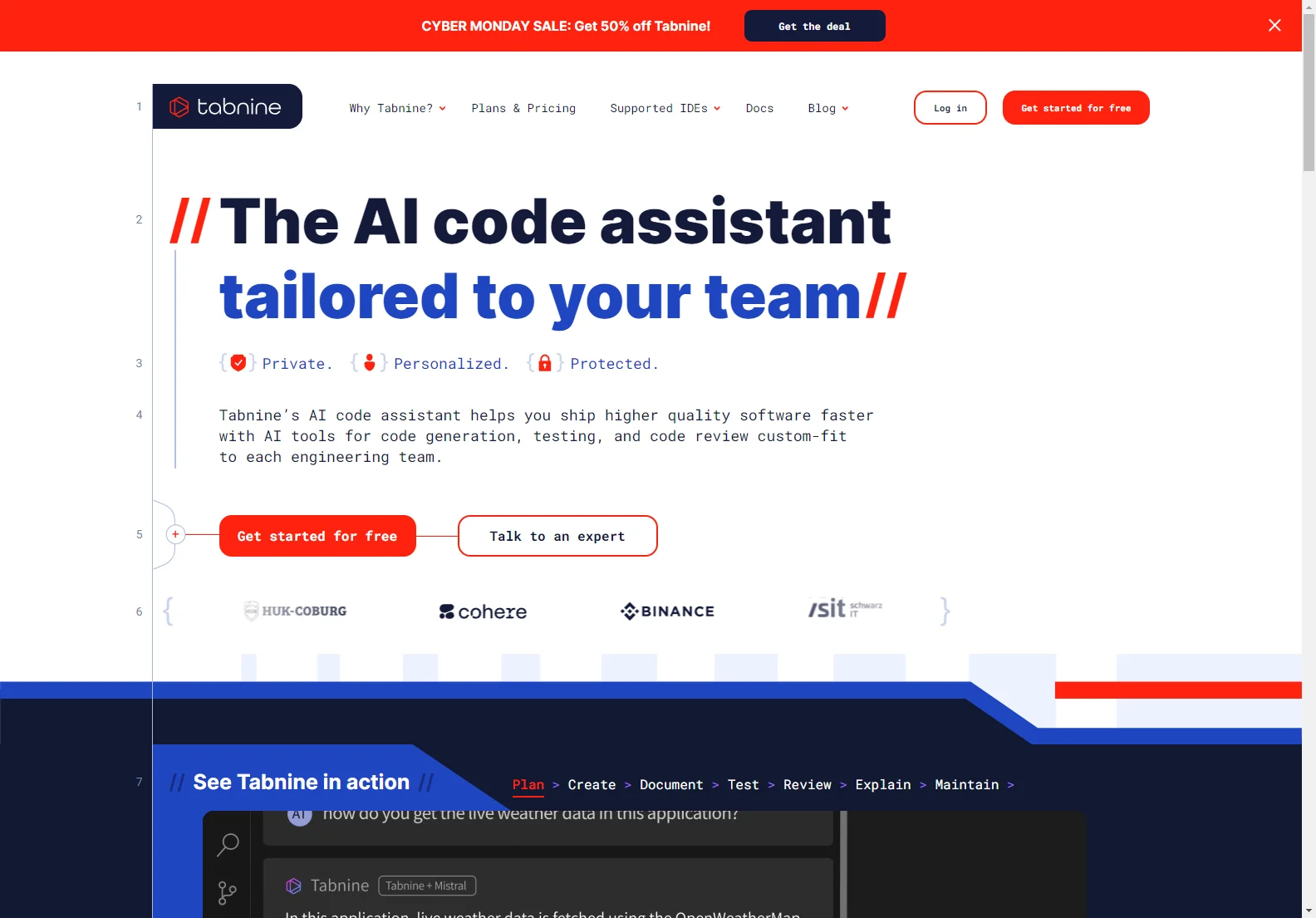 Tabnine AI Code Assistant: Boost Productivity with Secure Code Generation