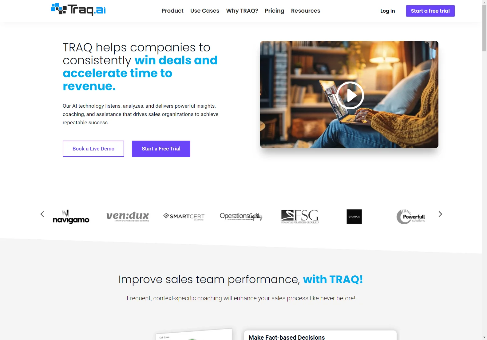 TRAQ: AI-Powered Sales Enablement for Accelerated Revenue