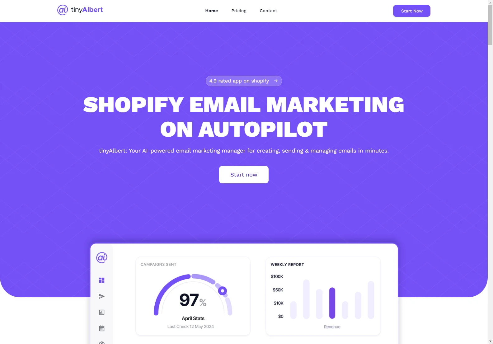 tinyAlbert: AI-Powered Email Marketing Automation for Shopify