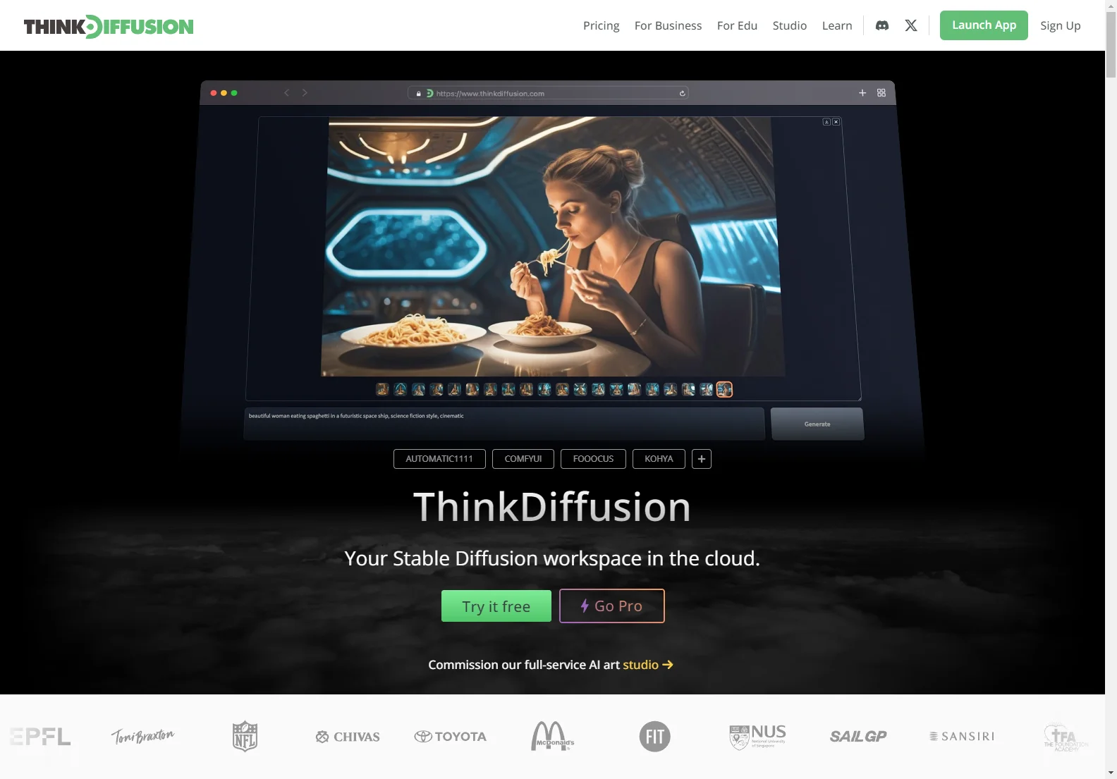 ThinkDiffusion: AI Image, Video & Animation Generation in the Cloud