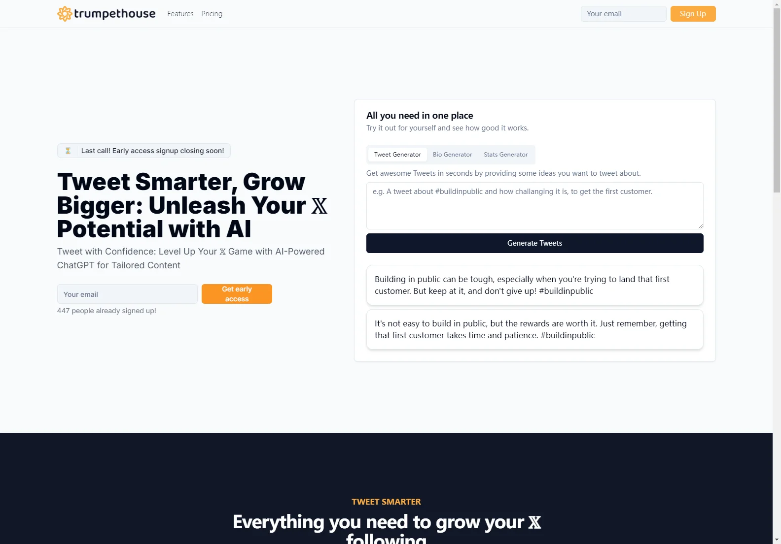 trumpethouse: AI-Powered Twitter Tools for Enhanced Engagement and Growth