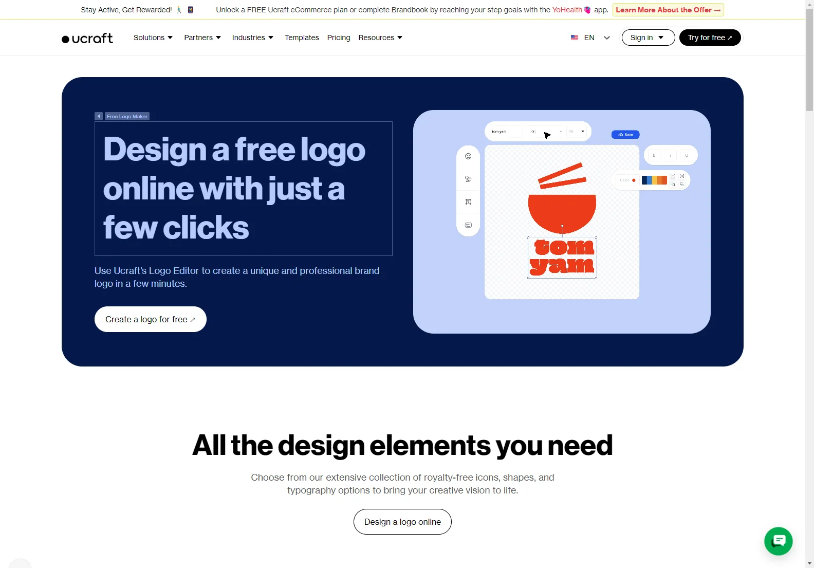 Free Logo Maker: Design a Professional Logo Online with Ucraft