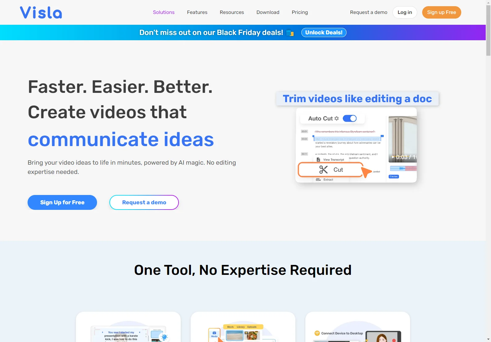 Visla: AI-Powered Video Creation and Editing for Business