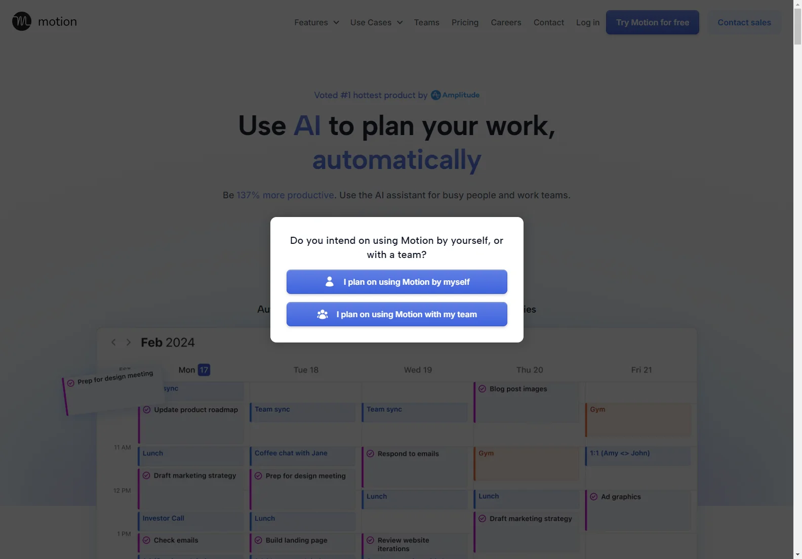 AI Project & Task Management: Boost Productivity with Motion (Free Trial)