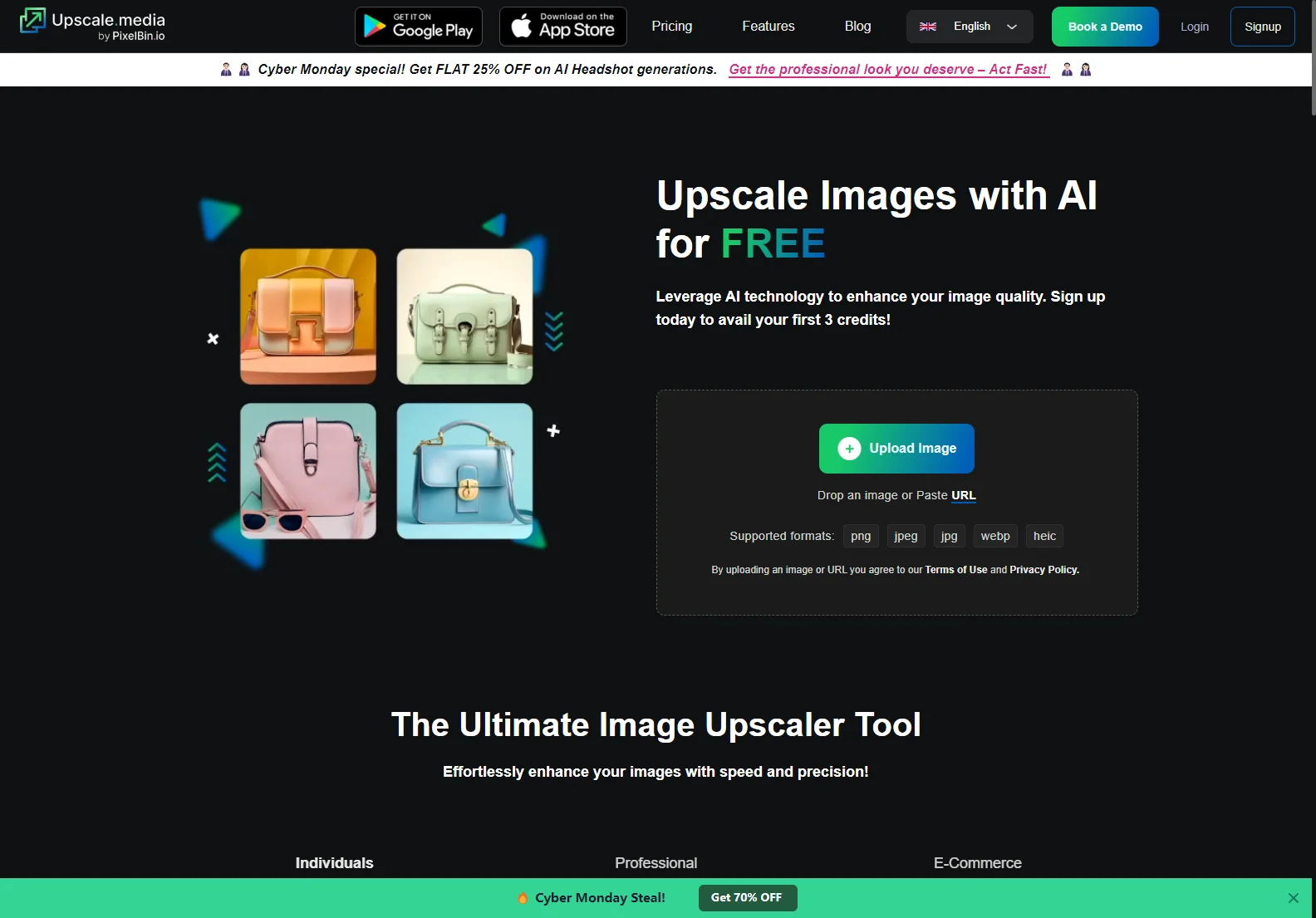 Upscale.media: Free AI Image Upscaler for High-Quality Photos