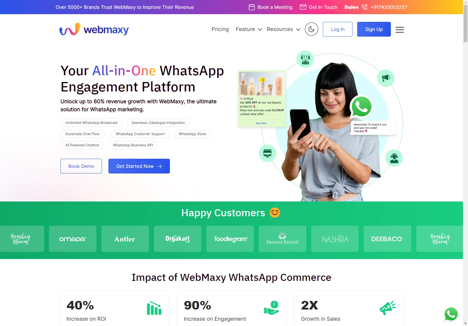 WebMaxy: Your All-in-One AI-Powered WhatsApp Engagement Platform