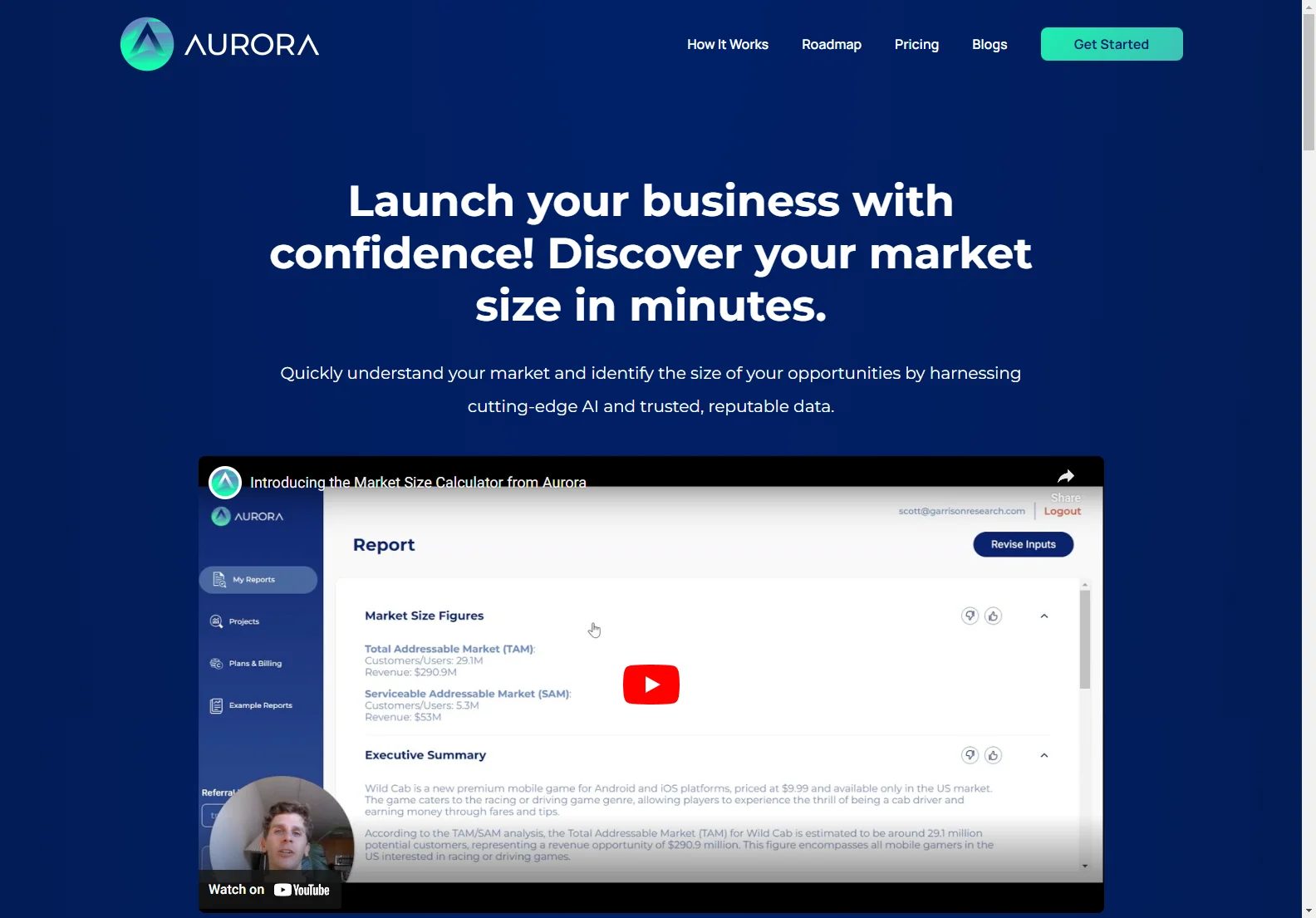 Aurora: AI-Powered Market Research for Startup Success