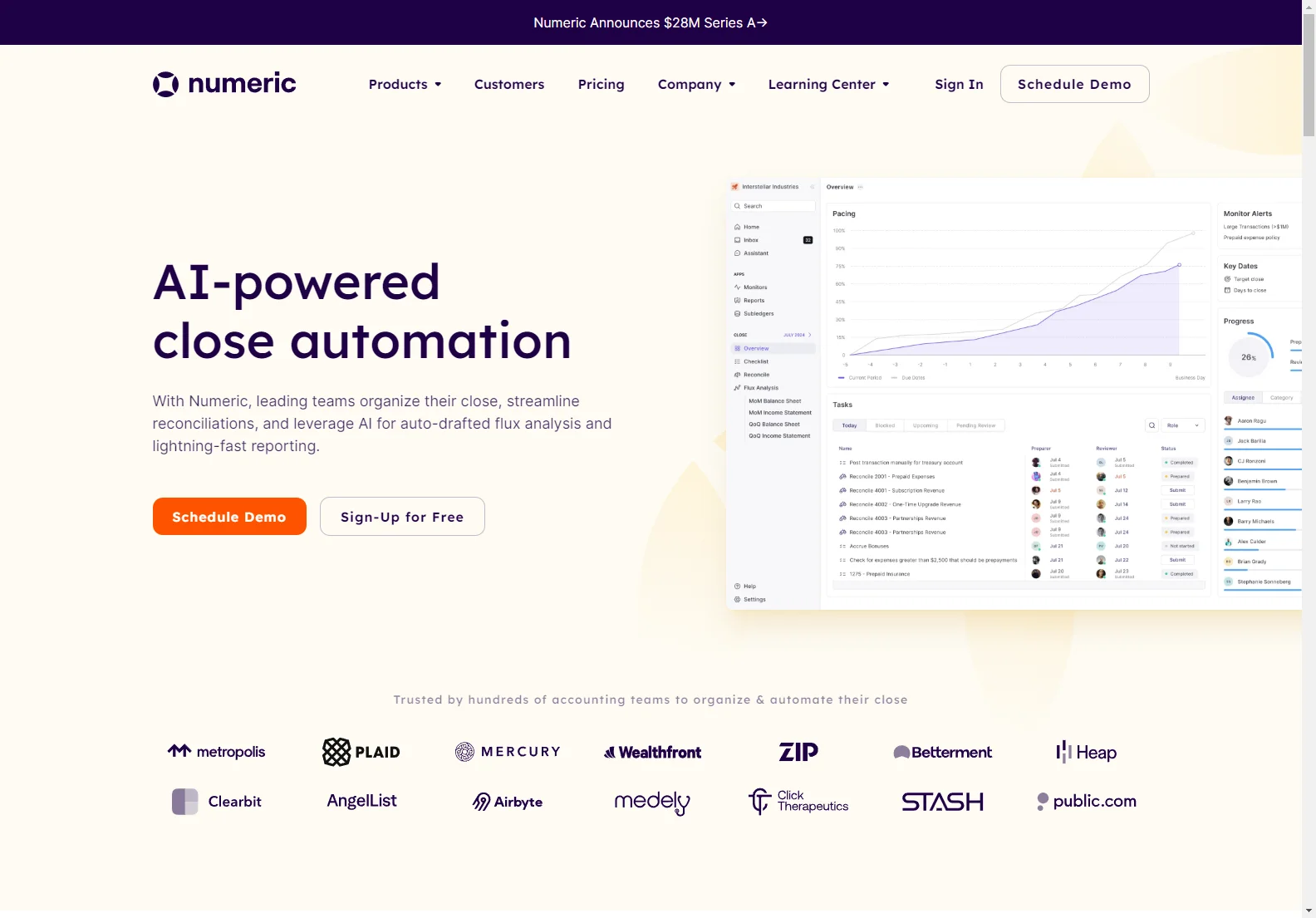 Numeric: AI-Powered Close Automation for Faster, More Accurate Reporting