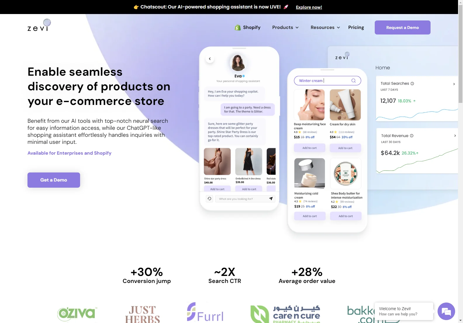 Zevi: AI-Powered Site Search & Discovery for Enhanced E-commerce