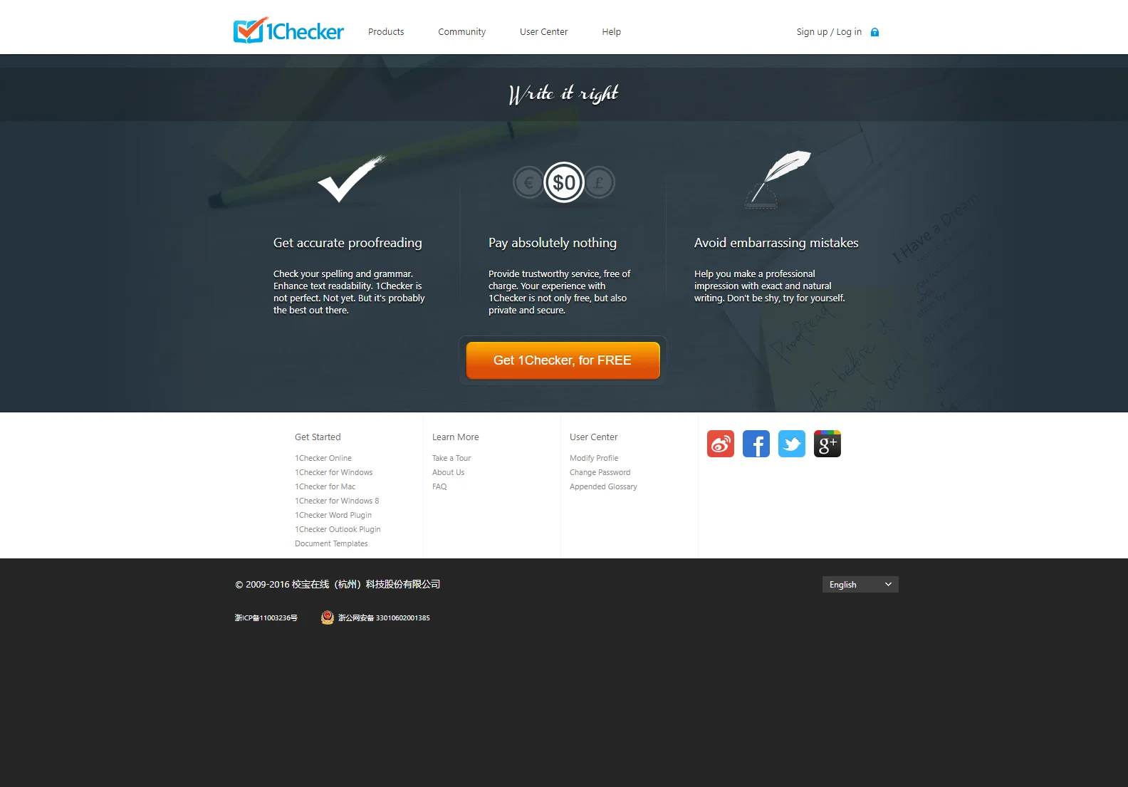 1Checker: Free AI-Powered Proofreading & Grammar Checker for Professional Writing