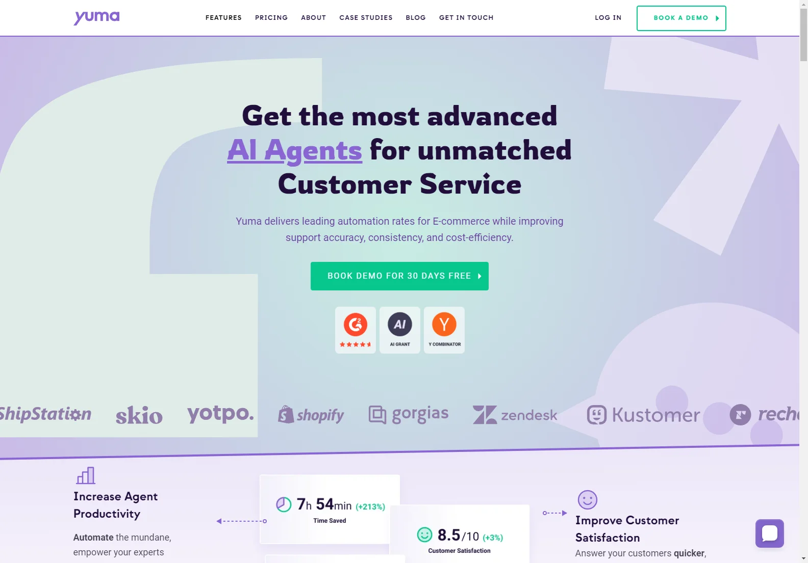 Yuma AI: Automate Ecommerce Customer Service & Boost Your ROI