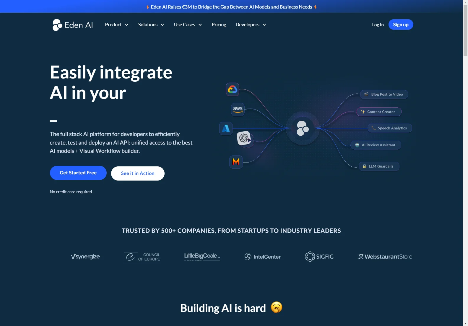 Eden AI: Streamline AI Integration with a Unified Platform