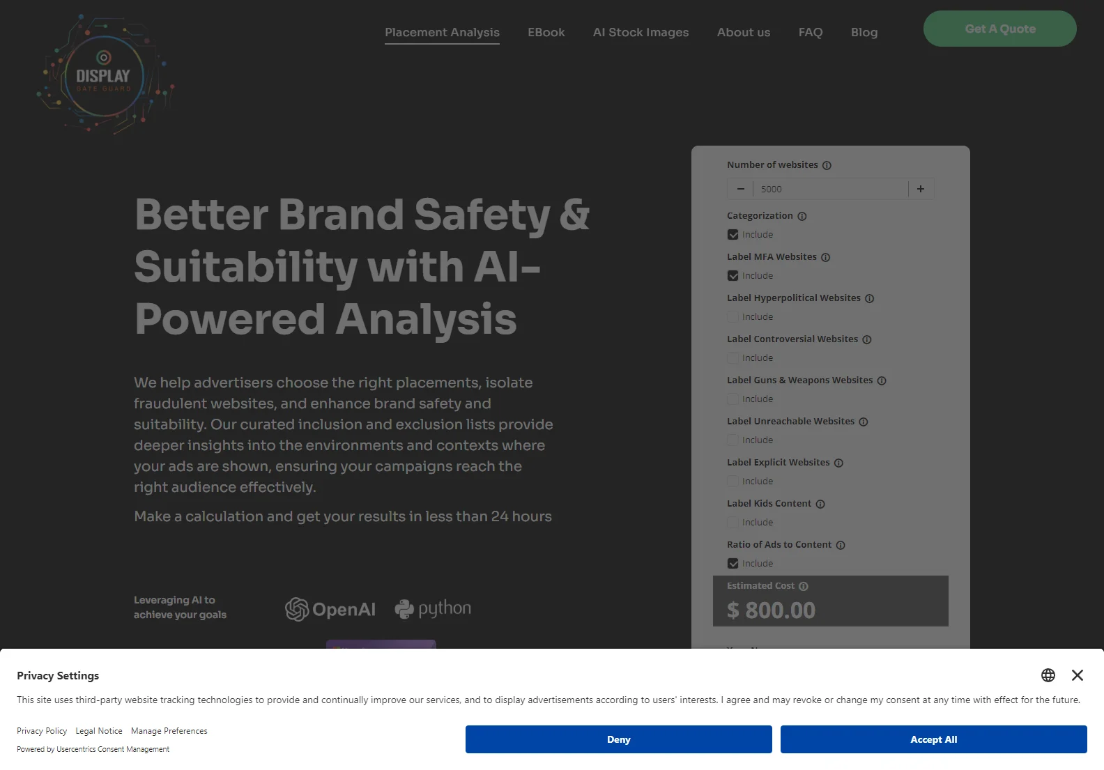 DisplayGateGuard: AI-Powered Brand Safety & Suitability for Advertisers