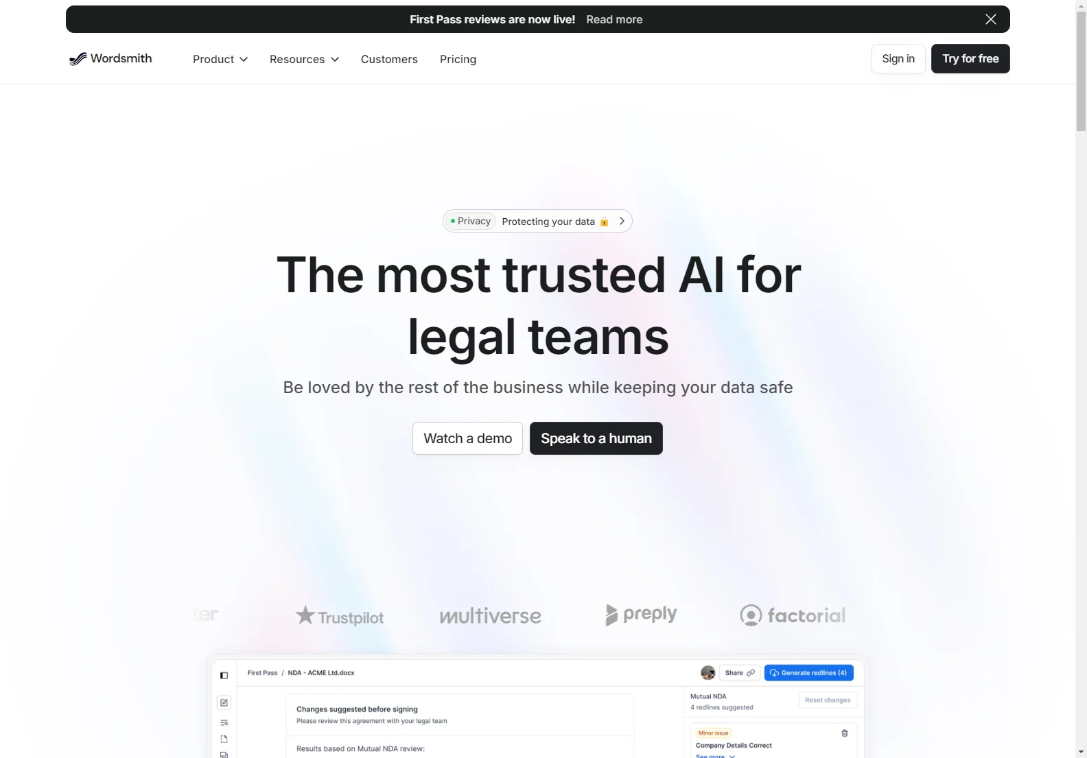 Wordsmith Legal AI: Streamline Legal Workflows with AI