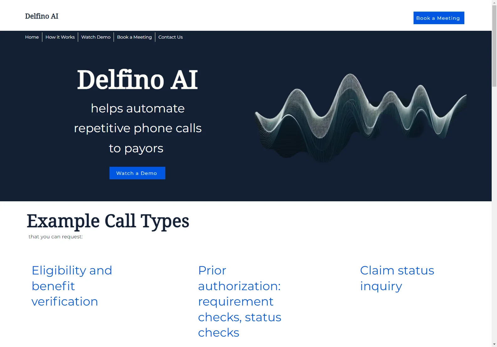 Delfino AI: Automate Payor Calls & Save Time