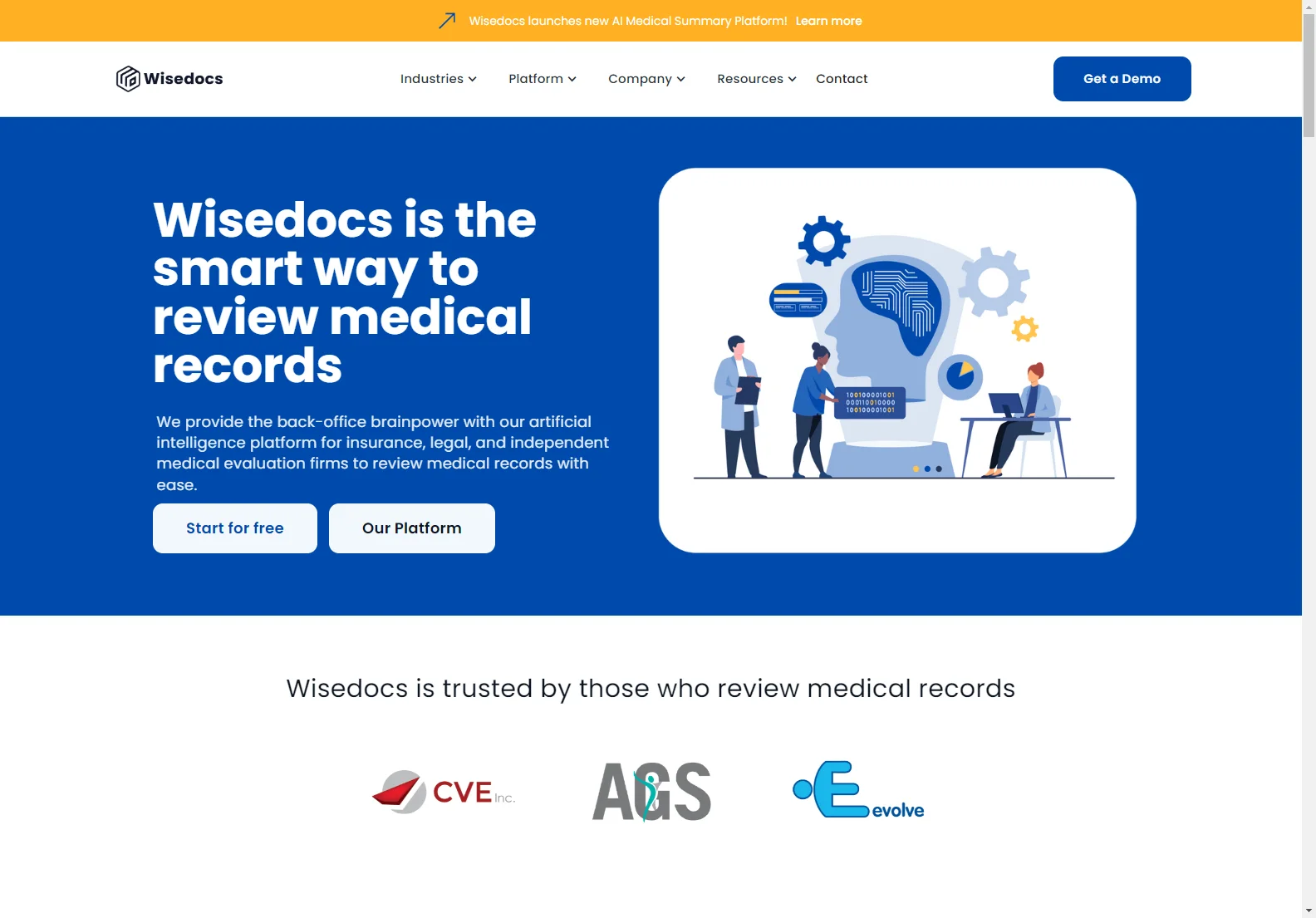 Wisedocs: AI-Powered Medical Record Processing for Faster, More Accurate Claims