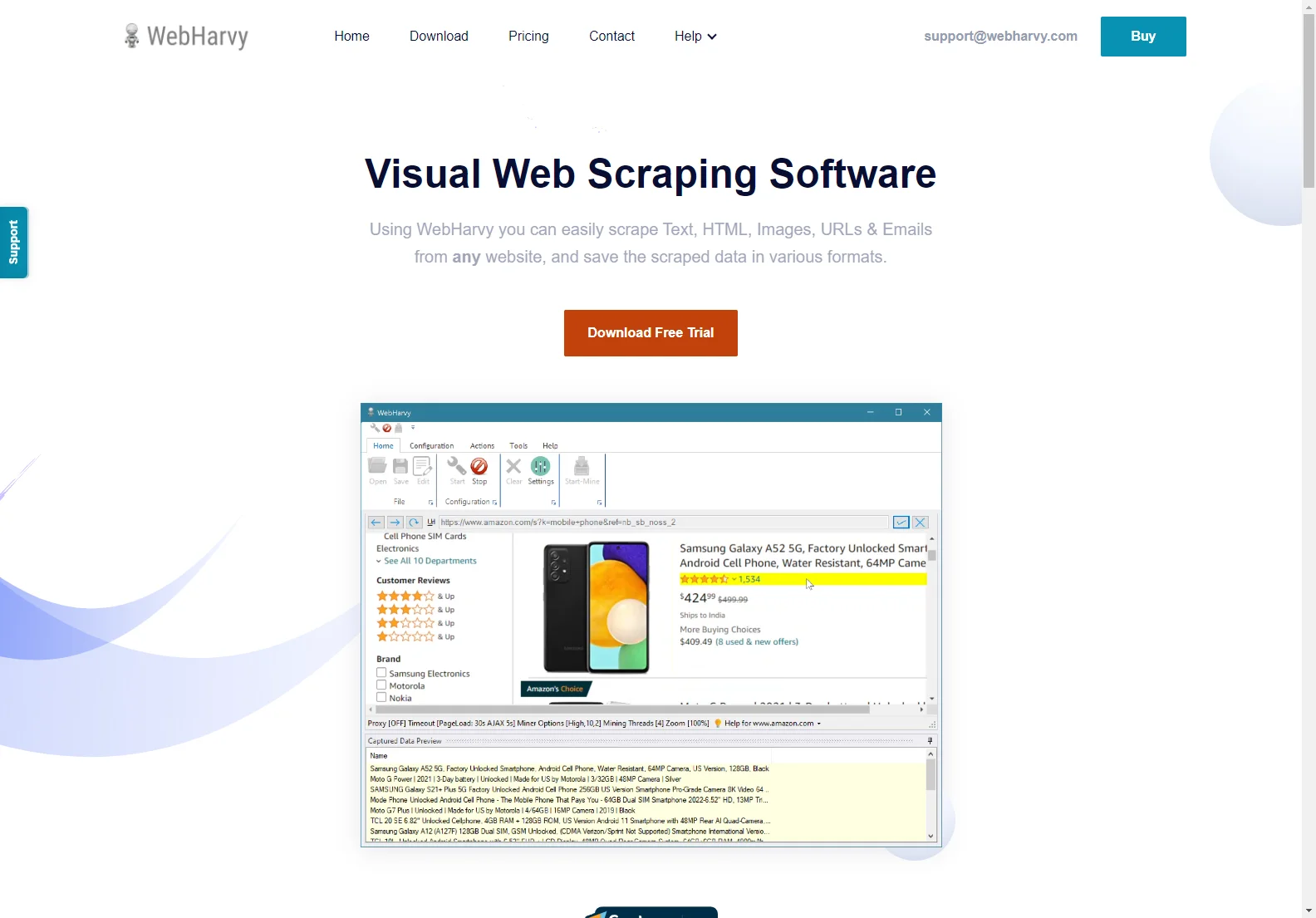 WebHarvy: No-Code Web Scraping Software for Easy Data Extraction