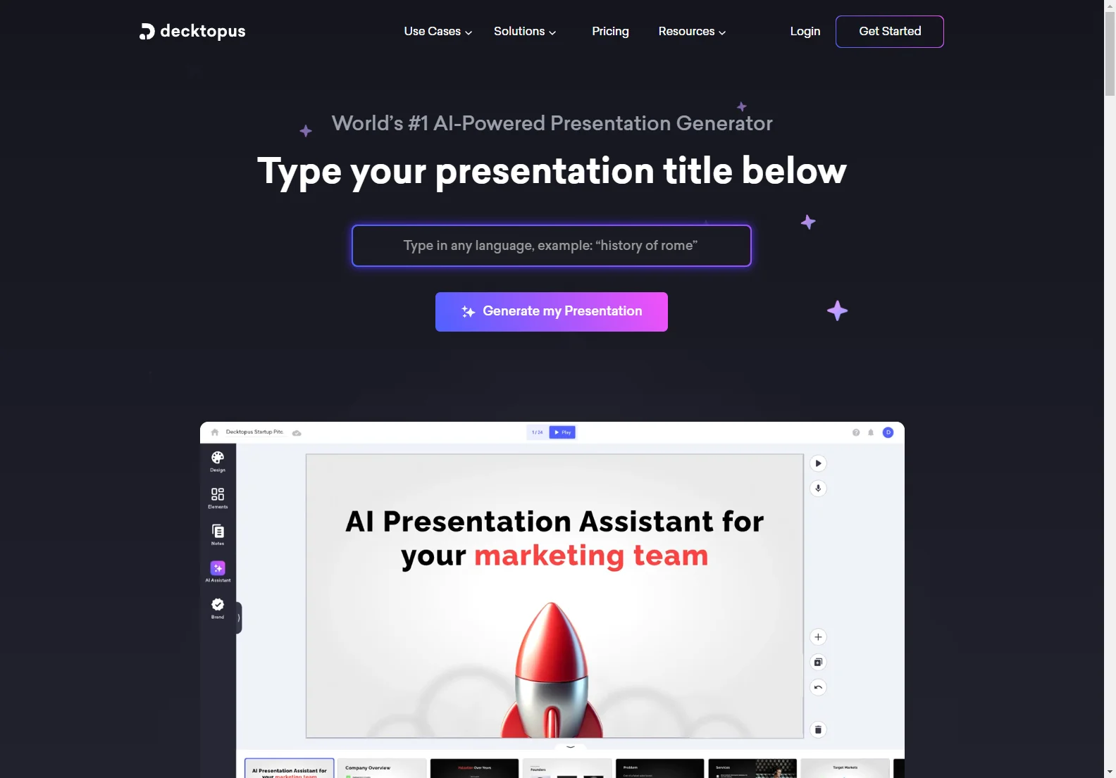 Decktopus AI: The World's #1 AI-Powered Presentation Generator