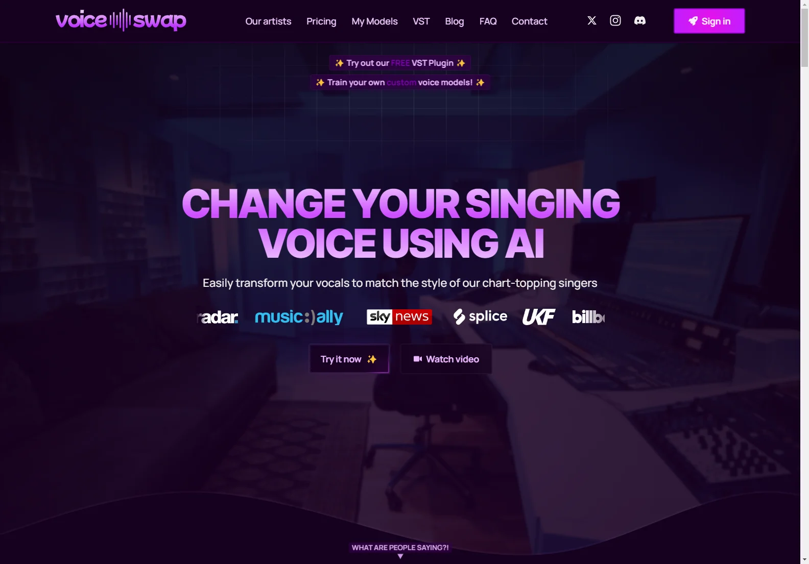 Voice-Swap: AI-Powered Vocal Transformation for Musicians and Producers